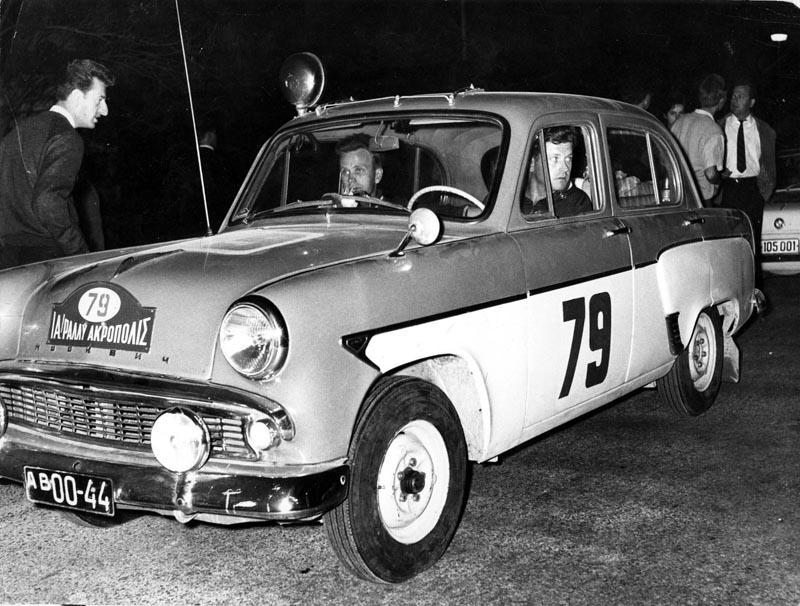 Illustration for article titled Moskvich-Driving Soviet Heroes Take On Capitalist Stooges In International Rally Competition